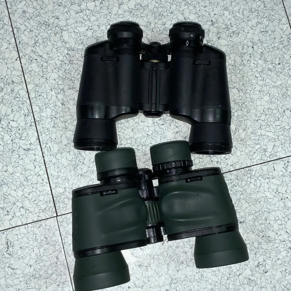 Lots of two pre own binoculars for hiking, camping, trails etc. minor damage.